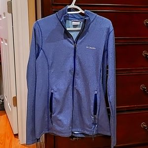 Columbia large purple women's zip up